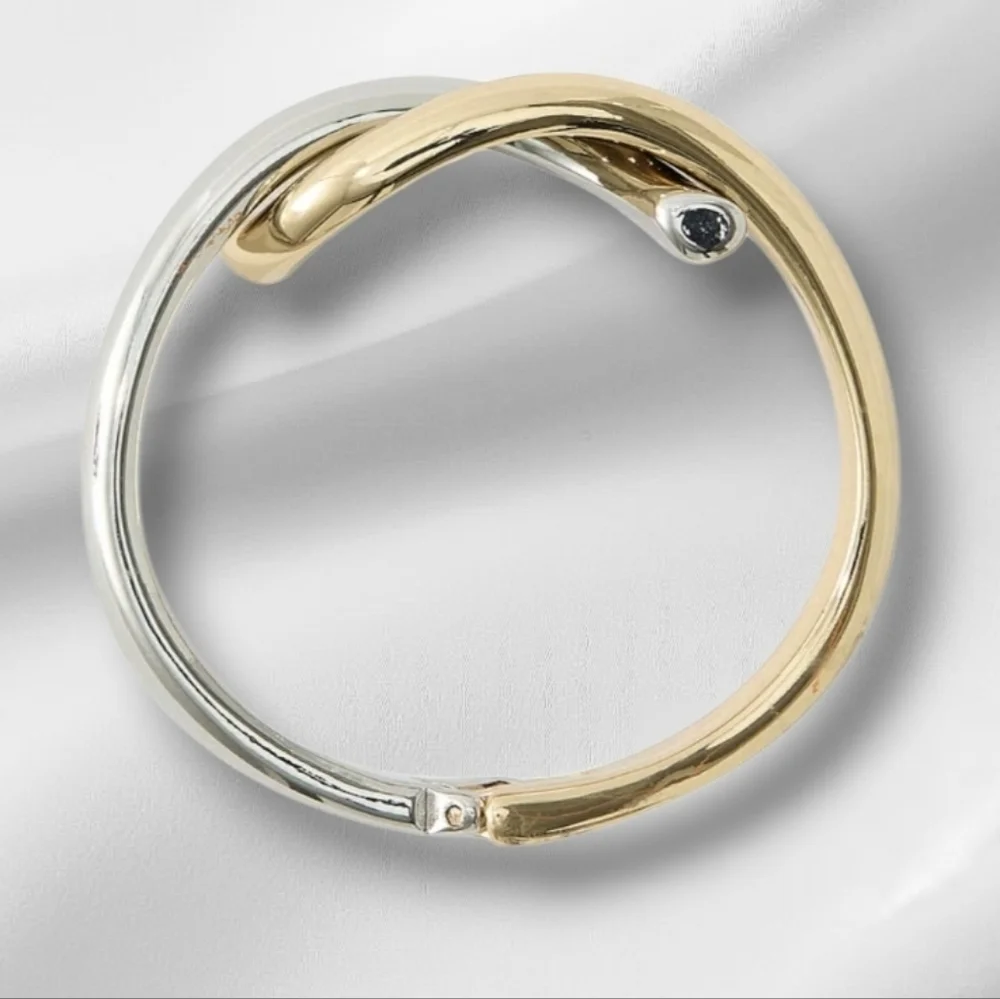 Victoria's Secret Gold Silver Twist Bracelet NWOT Two-tone Dual-tone | NWOT